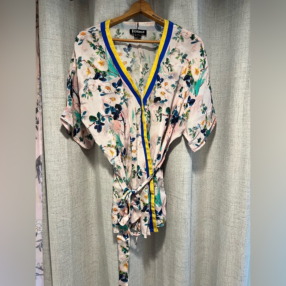 Floral Kimono Wrap Top